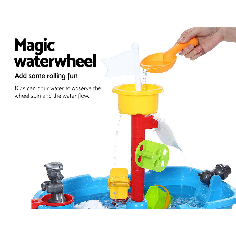 Keezi Kids Sandpit Pretend Play Set Outdoor Toys Water Table