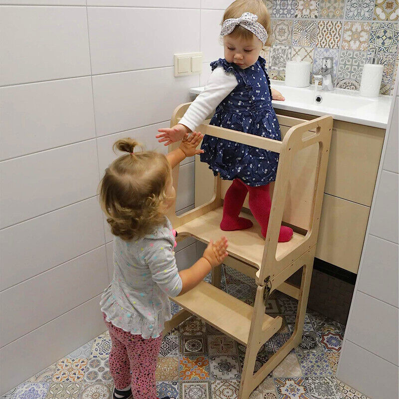 Wooden Toddler Learning Tower