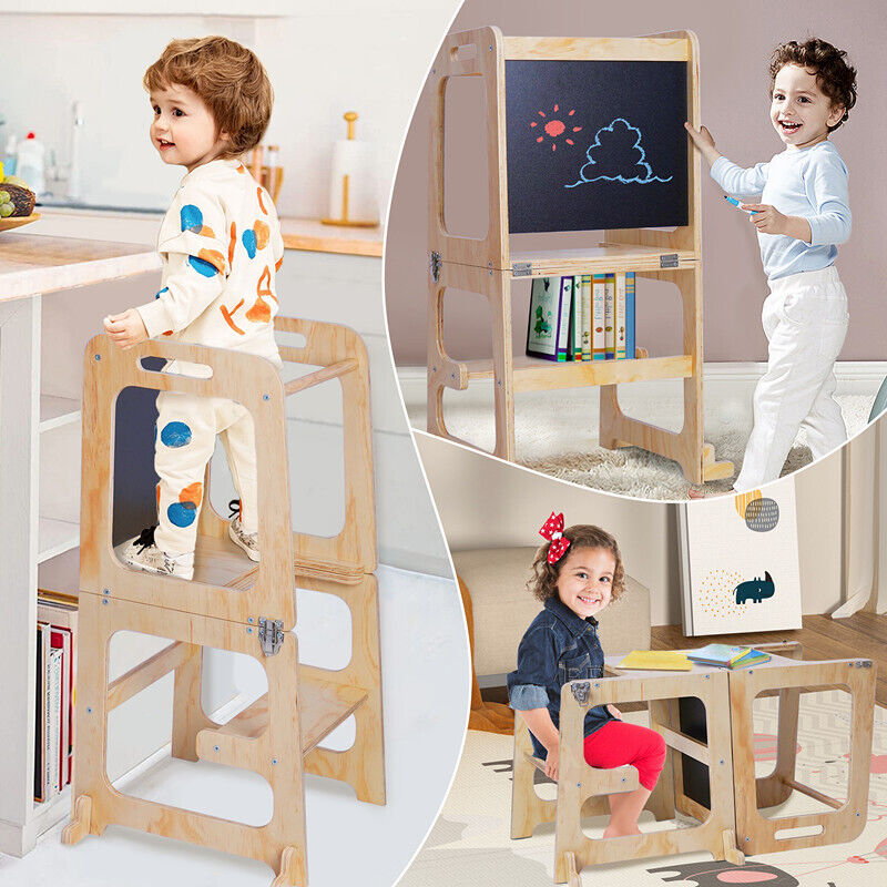 Wooden Toddler Learning Tower