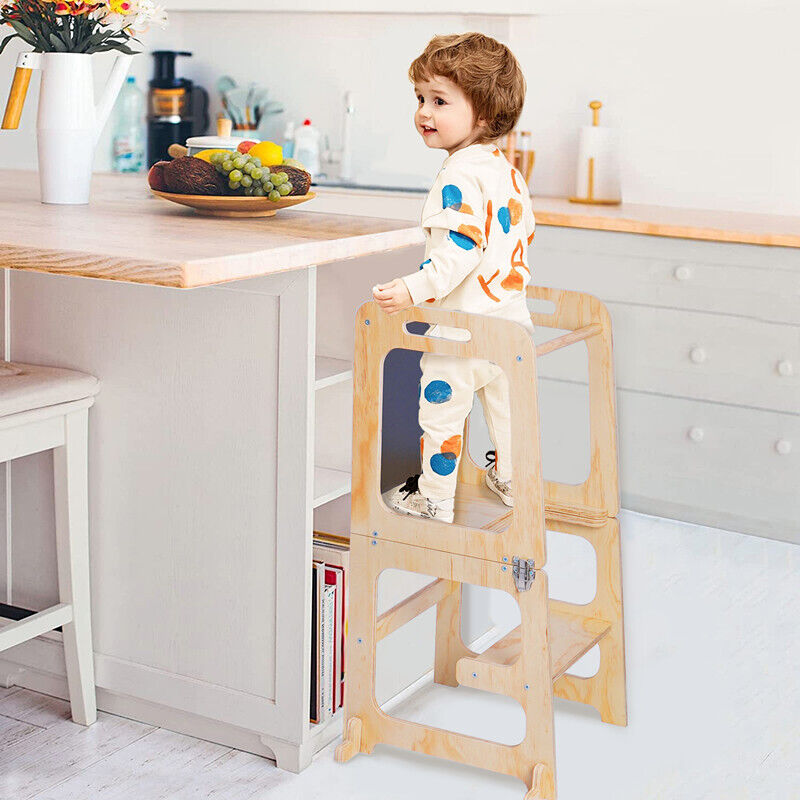Wooden Toddler Learning Tower