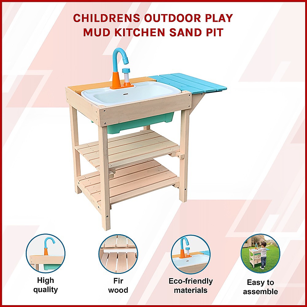 Children's Outdoor Play Mud Kitchen Sand Pit