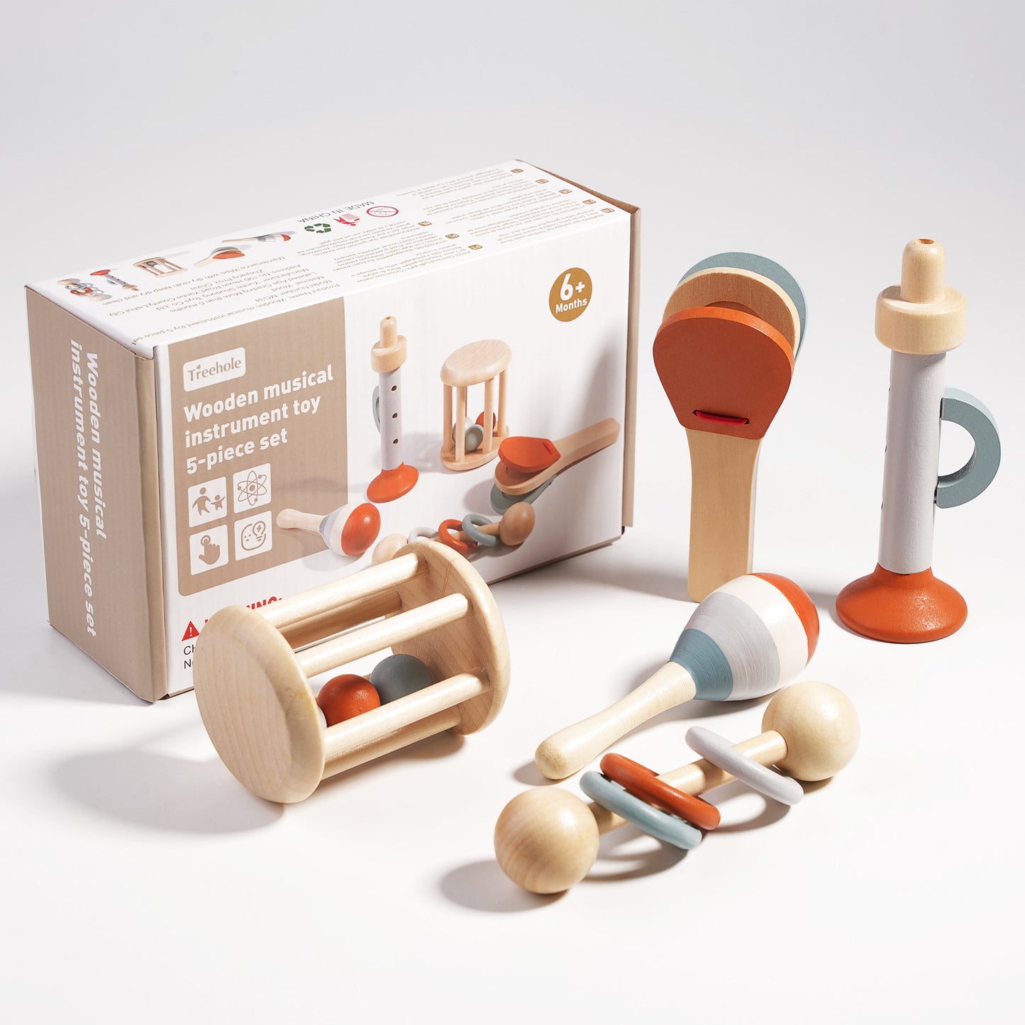 Wooden Orff Instrument Set for Kid