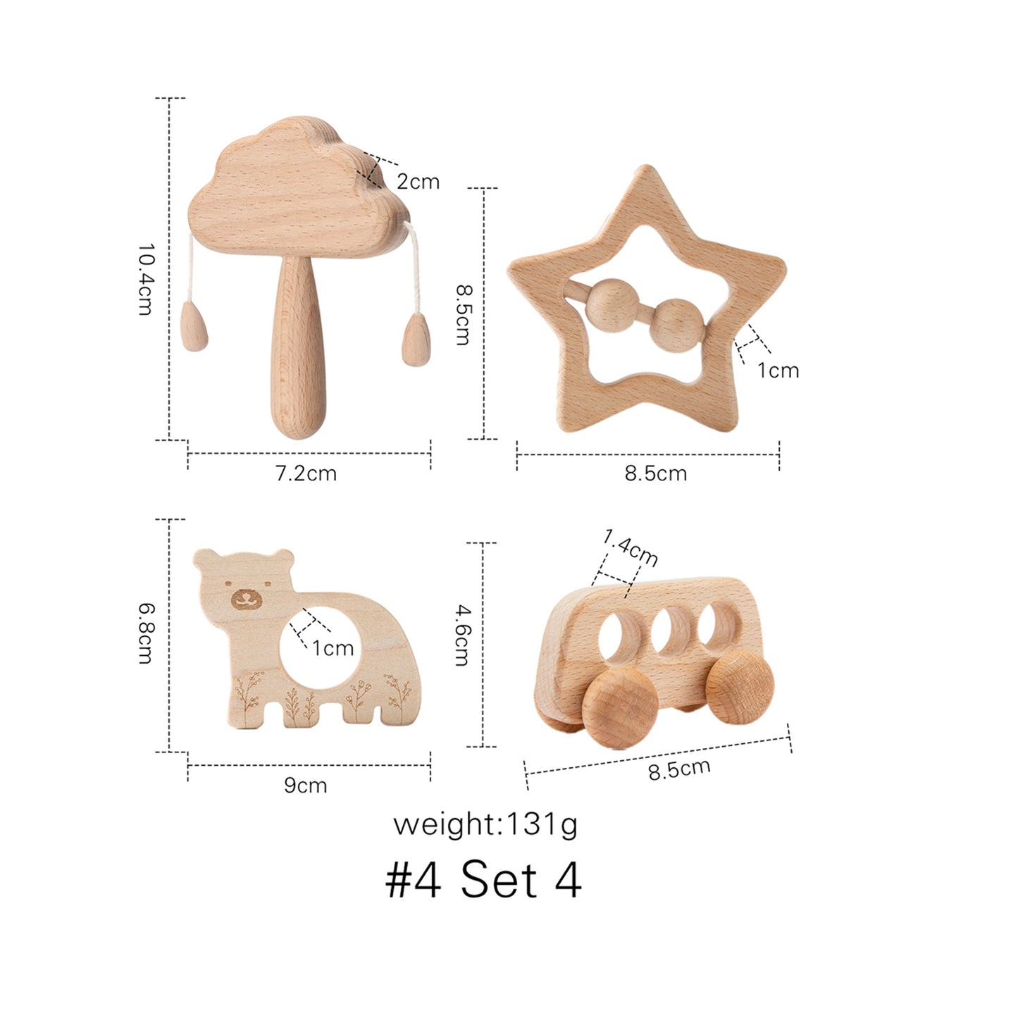 Montessori Toys for Infants and Toddlers — Multi-Sensory Learning & Development Set