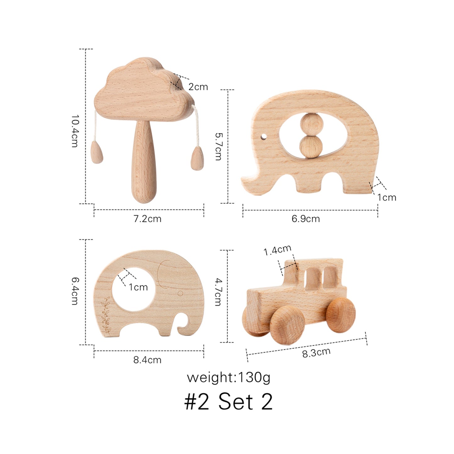 Montessori Toys for Infants and Toddlers — Multi-Sensory Learning & Development Set