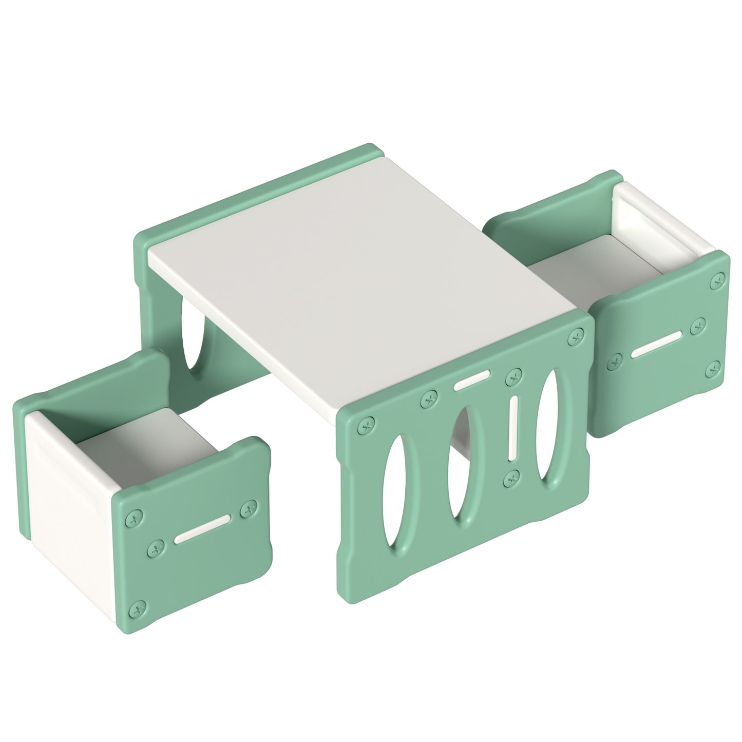 Keezi 3 Piece Kids Table & Chairs Set