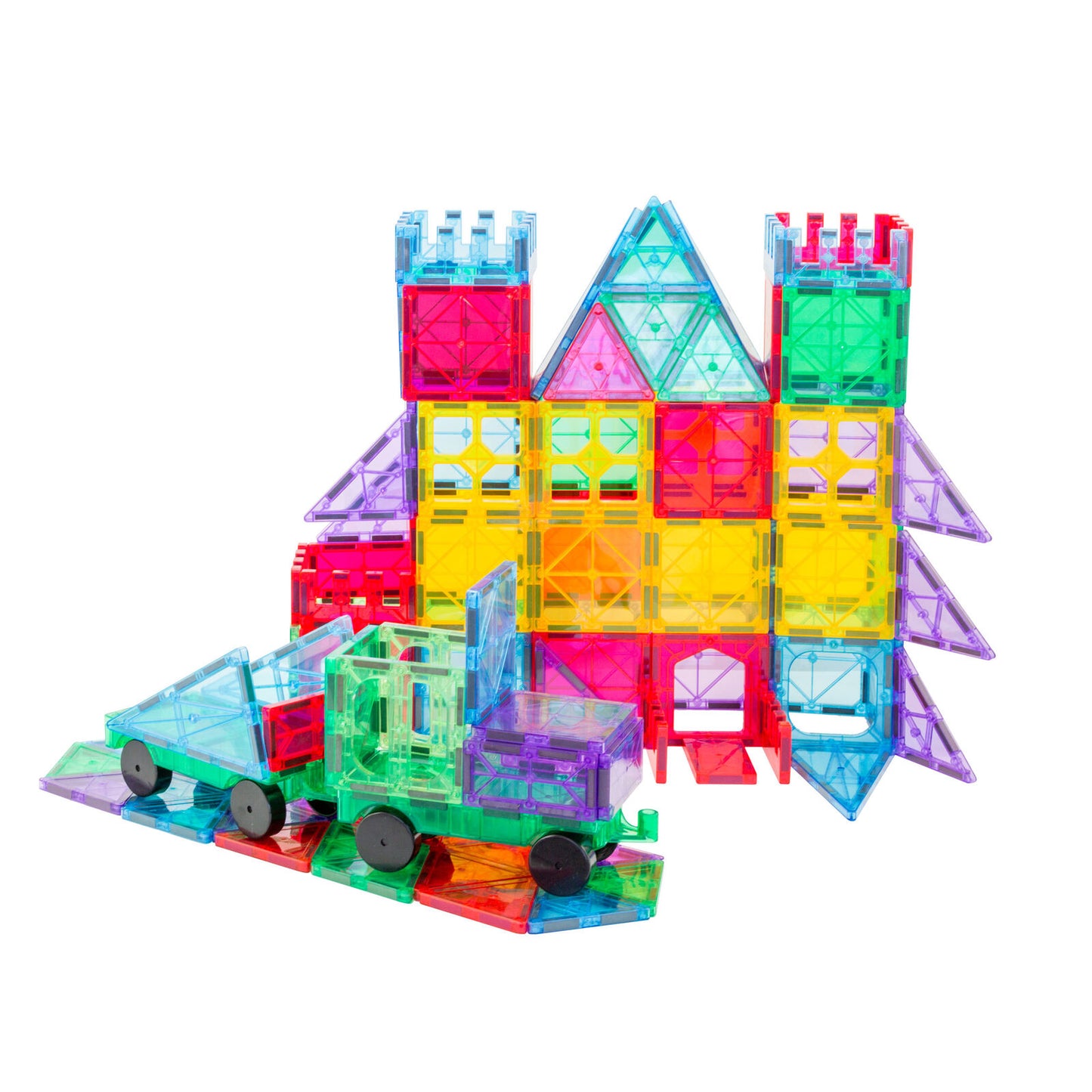 STEM Educational Durable Magnetic Tiles Puzzle with Storage Bag
