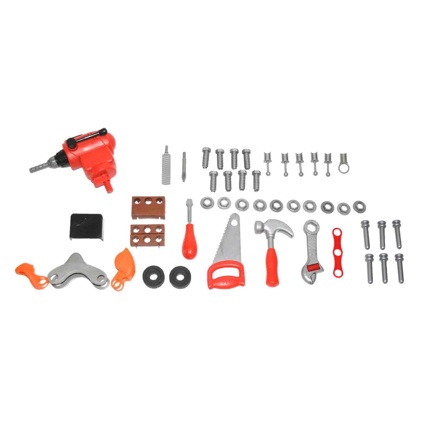 Keezi Tool Workbench Play Set with Toy Tools &amp; Accessories
