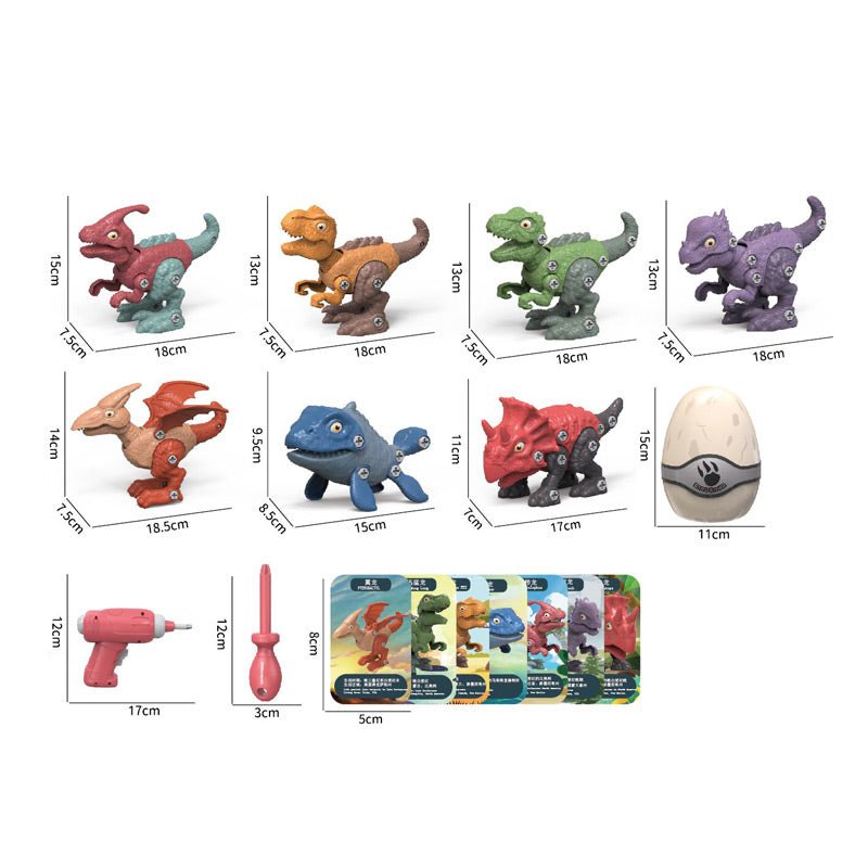 Disassemble Blocks Jurassic Dinosaurs Building Blocks