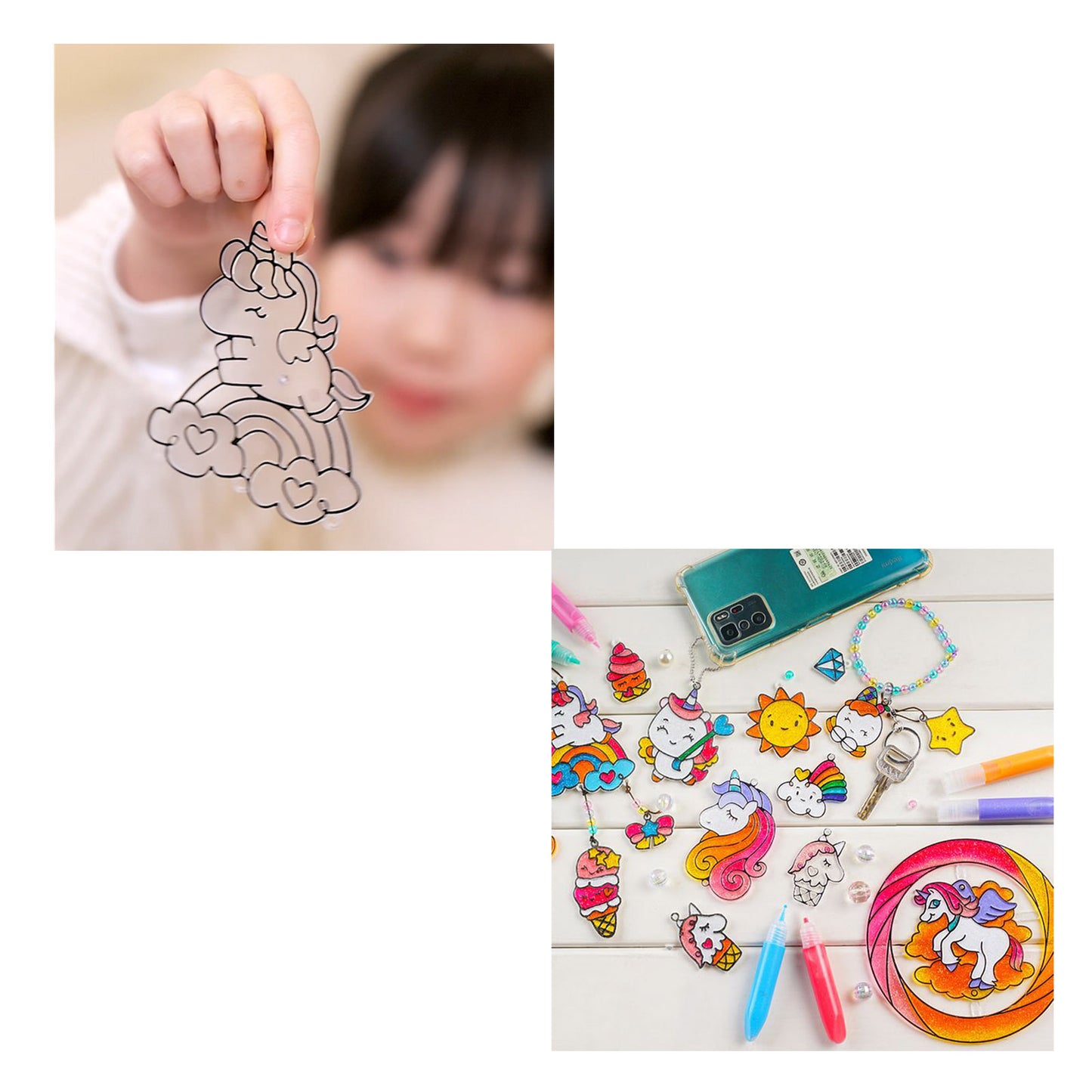 Colorato Sparkly Ornament Suncatcher