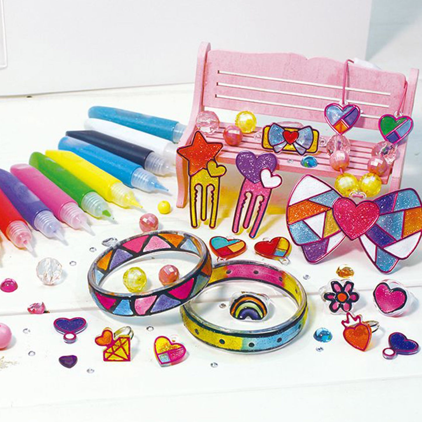 Colorato Trendy Jewellery Glass Art Deco