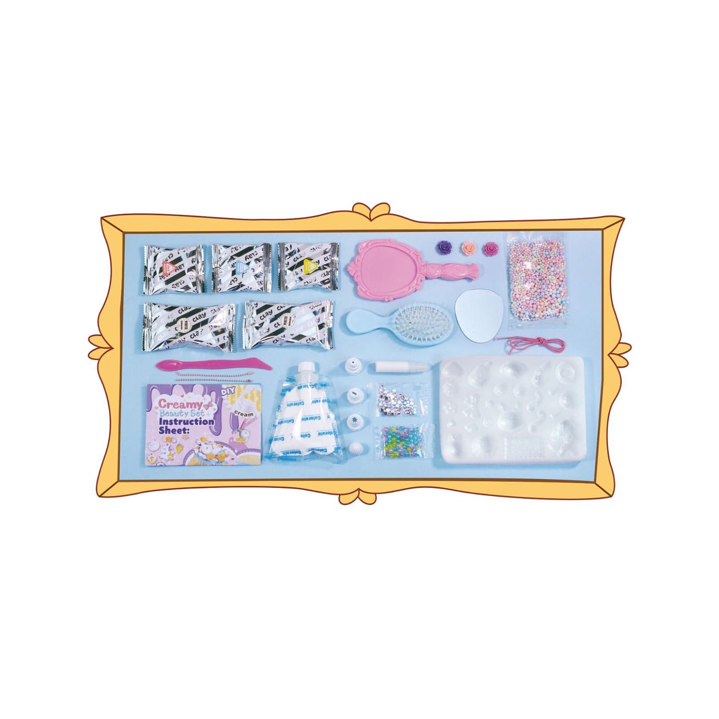 Colourato Creamy Beauty Set - Super Clay and Charms