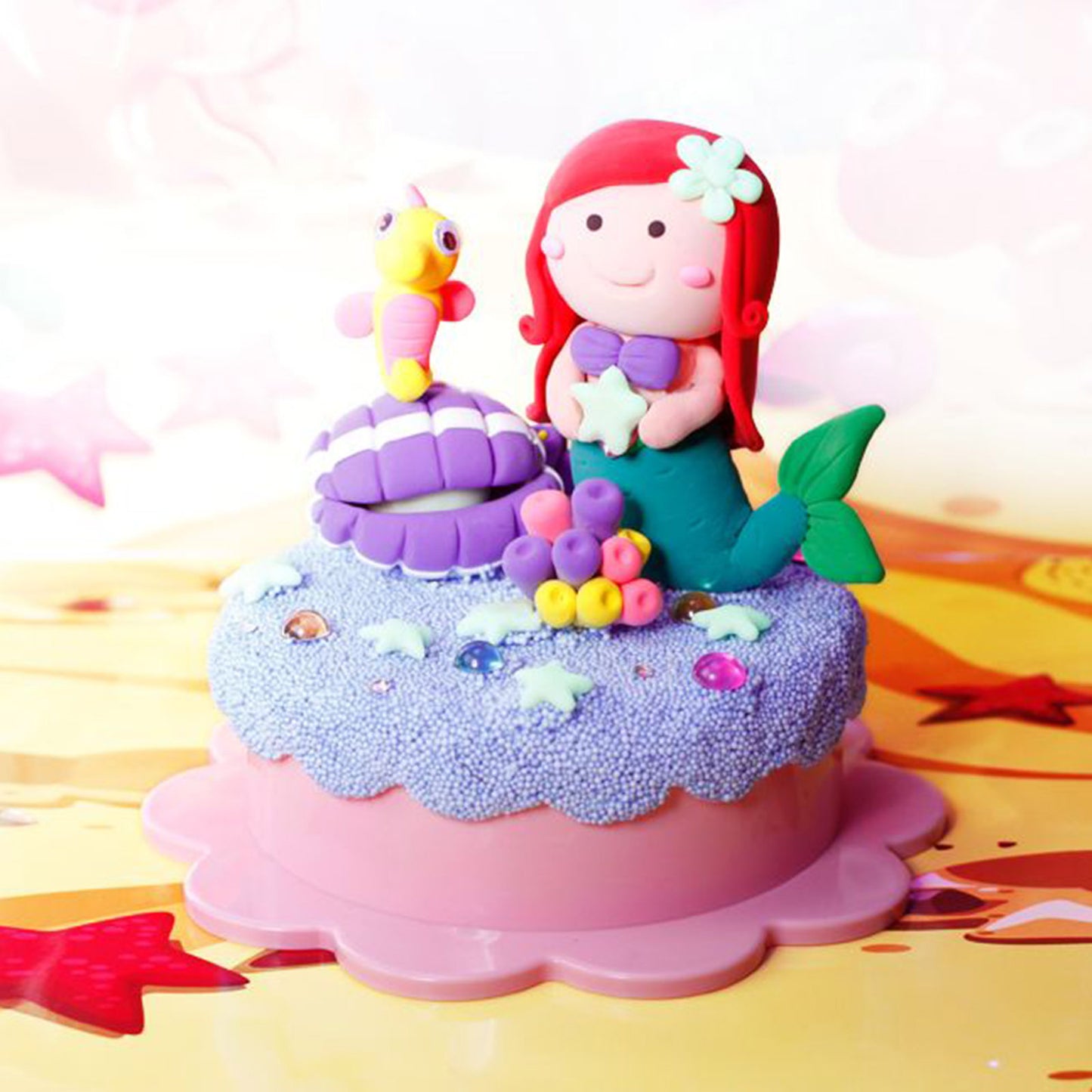 Colorato Glow-in-the-Dark Mermaid Clay Set
