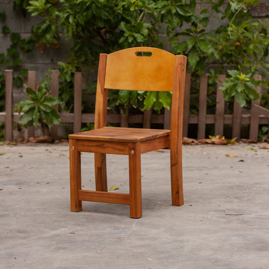 2 x Acacia Stacking Chair
