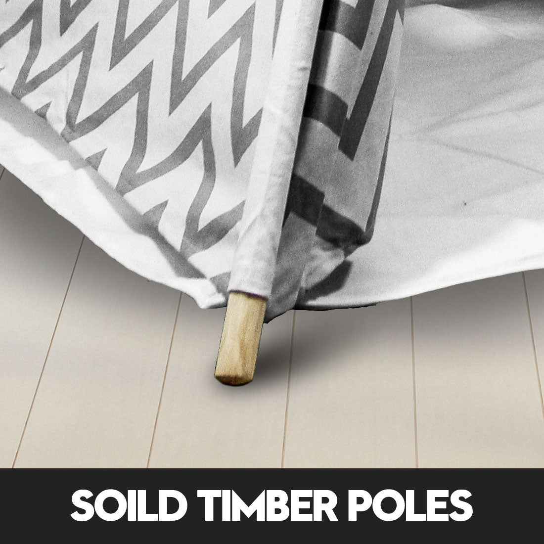 Giant Cotton Canvas Kids Teepee