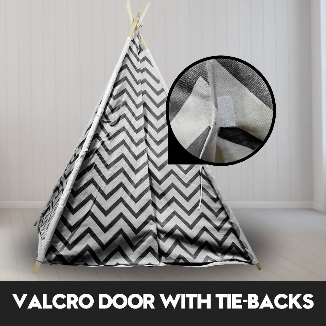 Giant Cotton Canvas Kids Teepee