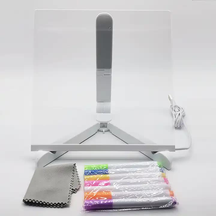 DIY Erasable Light-Up Drawing Board Set