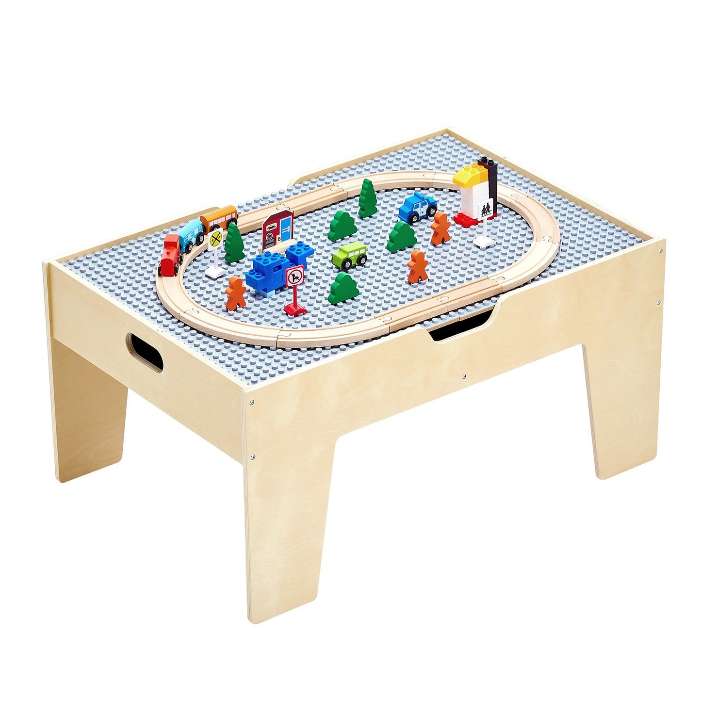 VEVOR Multi-Purpose Activity Play Table 290 Building Bricks & 30 Piece Accessories