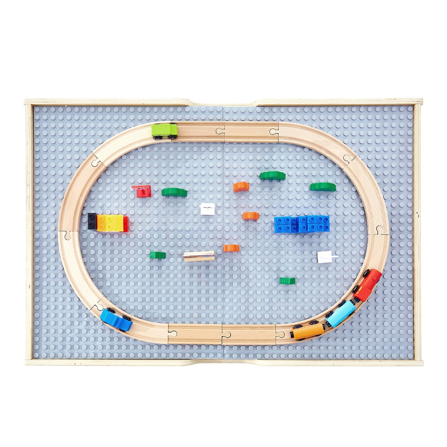 VEVOR Multi-Purpose Activity Play Table 290 Building Bricks & 30 Piece Accessories