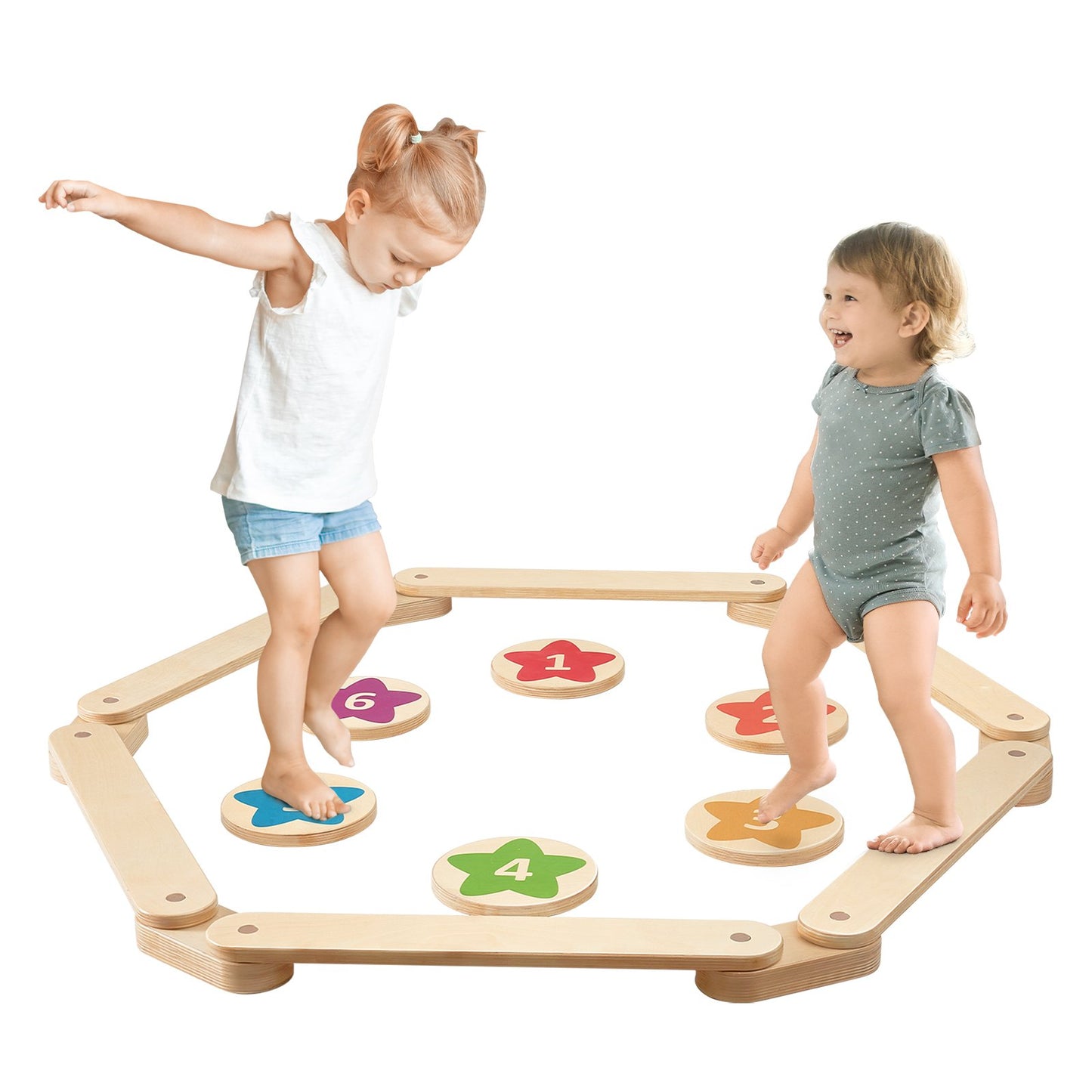 VEVOR Kids Balance Beam and Stepping Stones