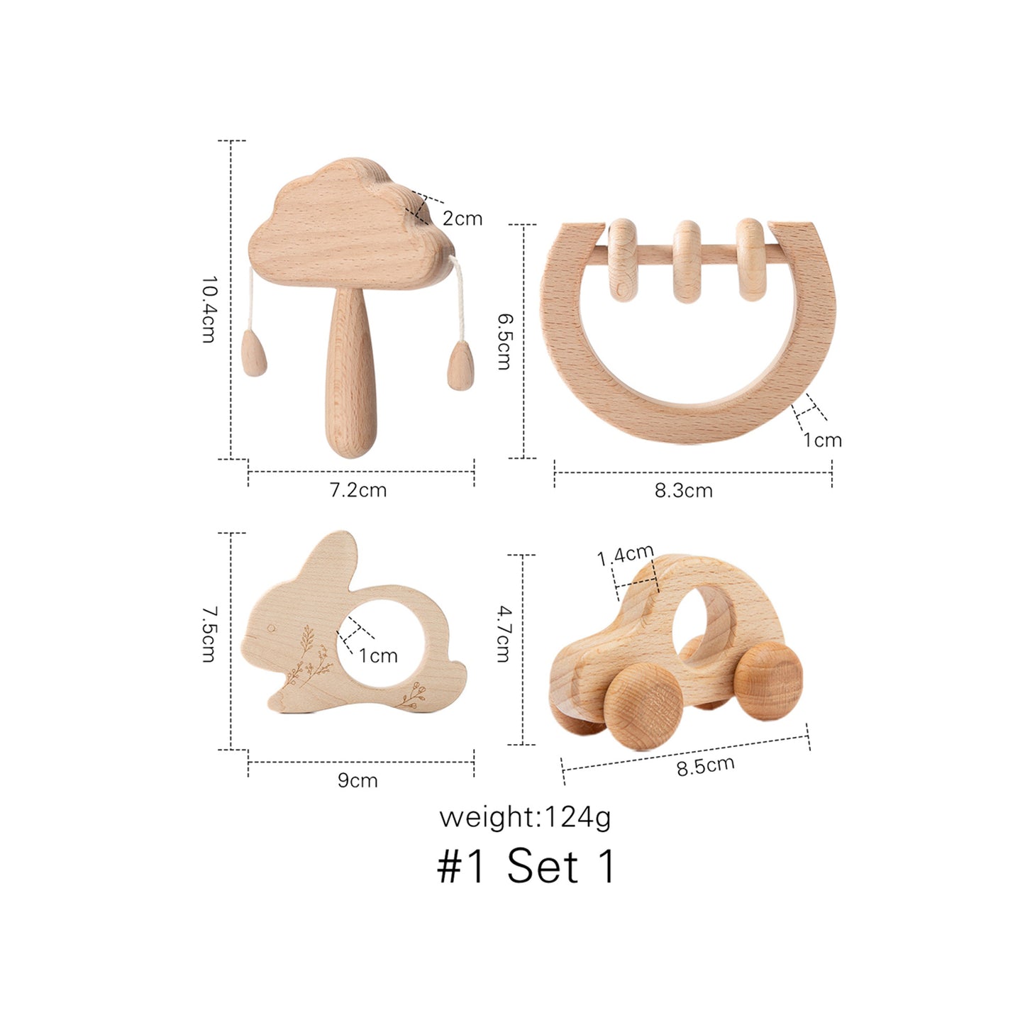 Montessori Toys for Infants and Toddlers — Multi-Sensory Learning & Development Set