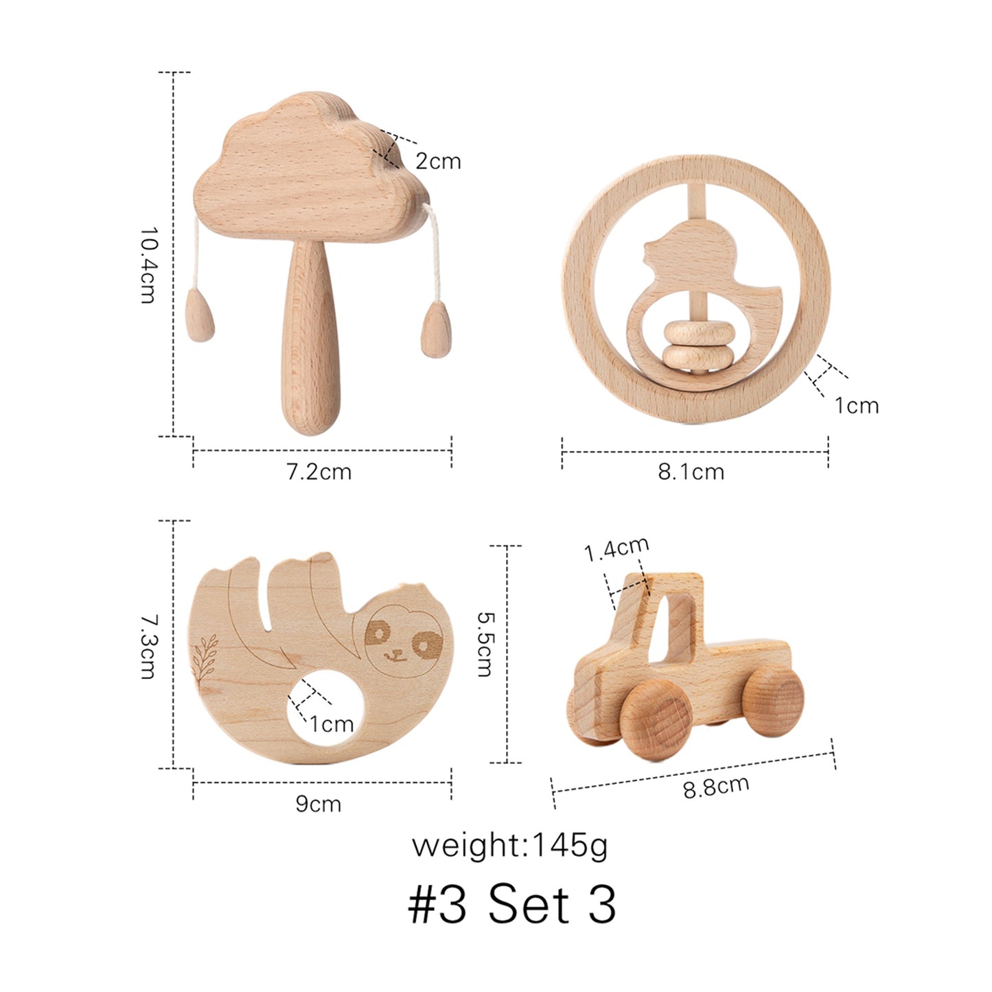 Montessori Toys for Infants and Toddlers — Multi-Sensory Learning & Development Set